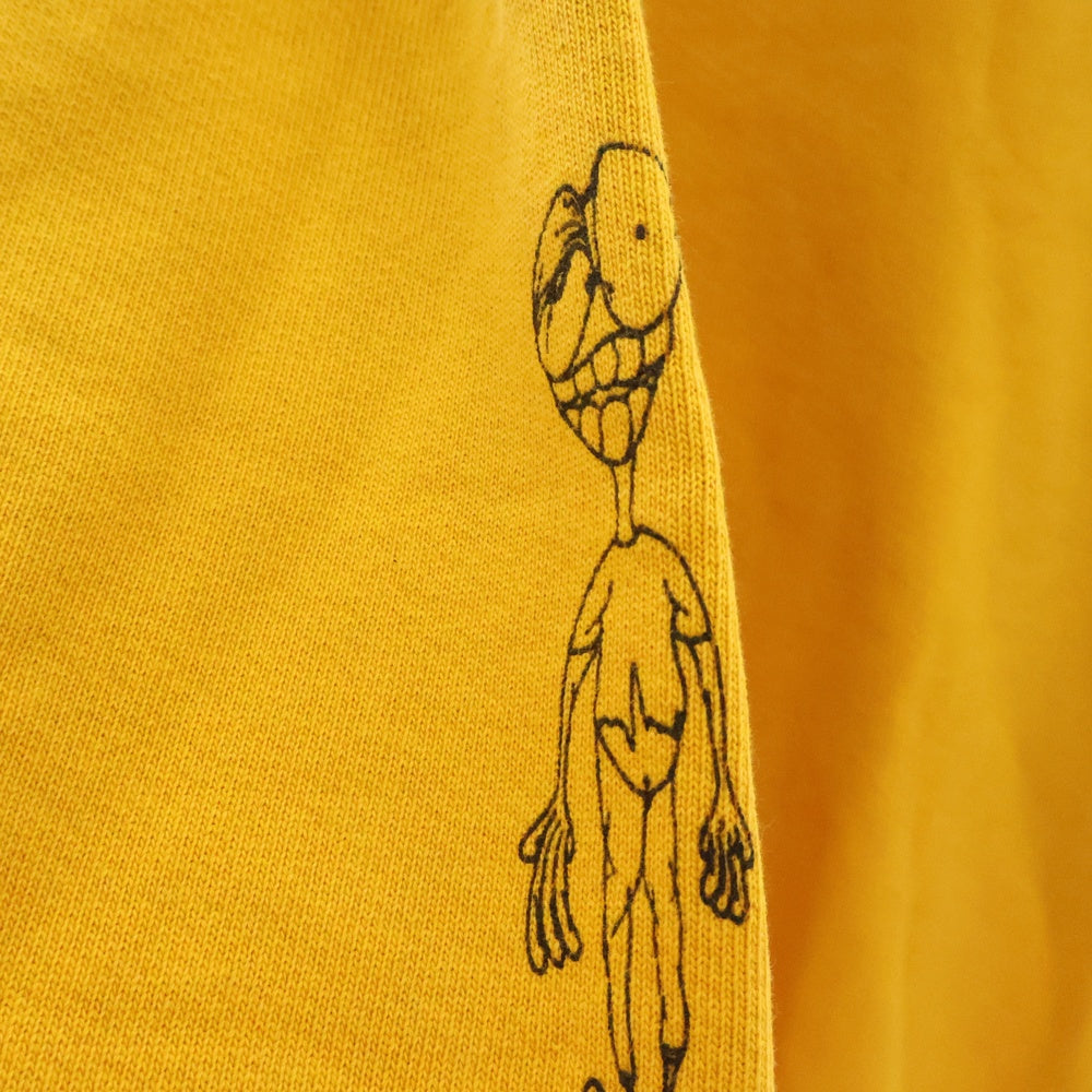 CHROME HEARTS(クロムハーツ) MATTY BOY PPO mustard SWTSHRT CALL ME マスタードスウェットシャツ クルーネック トレーナー プリント マスタード
