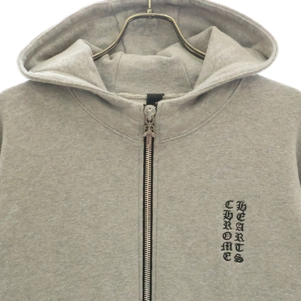 CHROME HEARTS(クロムハーツ) Y NOT CHプラスパッチ ダガージップパーカー グレー