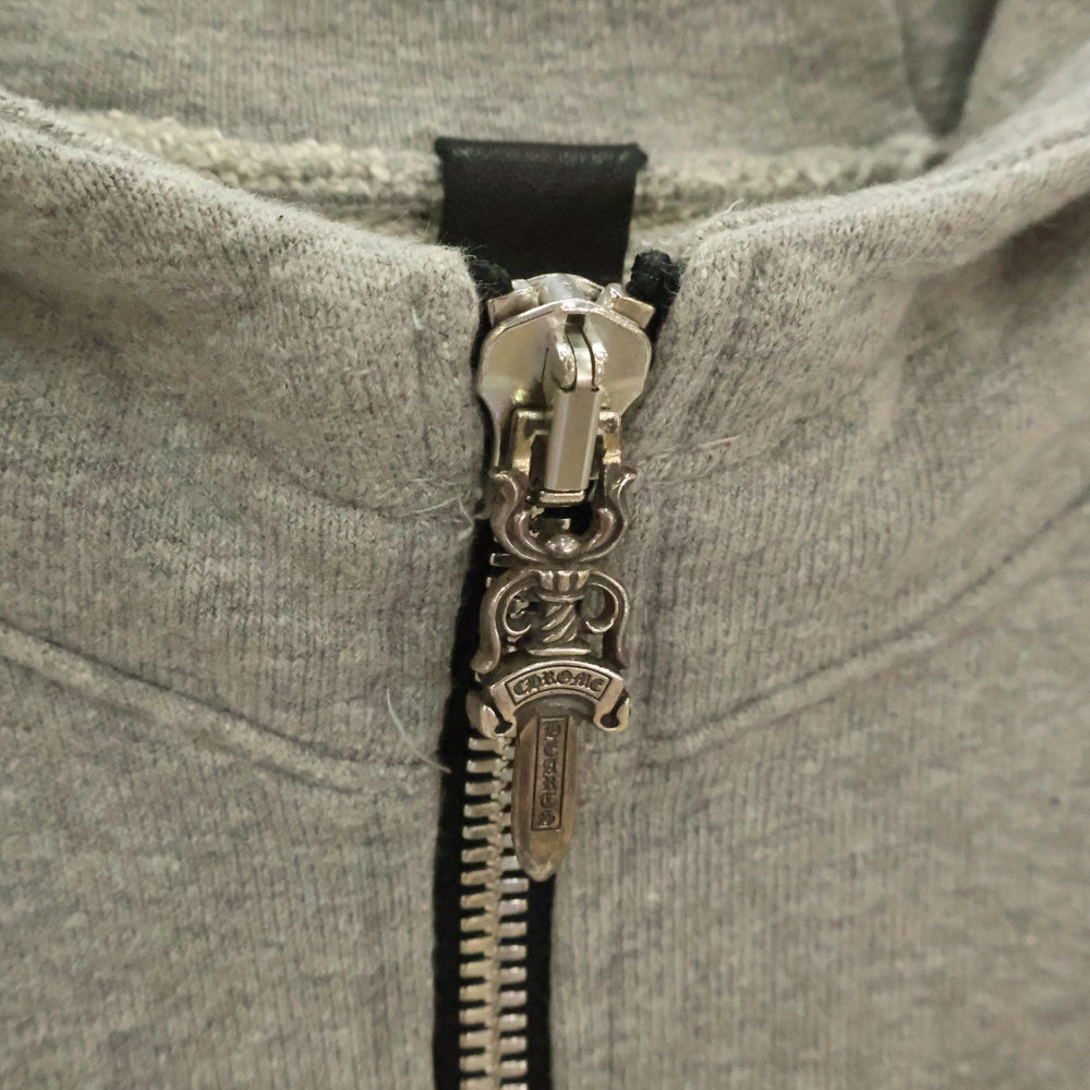 CHROME HEARTS(クロムハーツ) Y NOT CHプラスパッチ ダガージップパーカー グレー