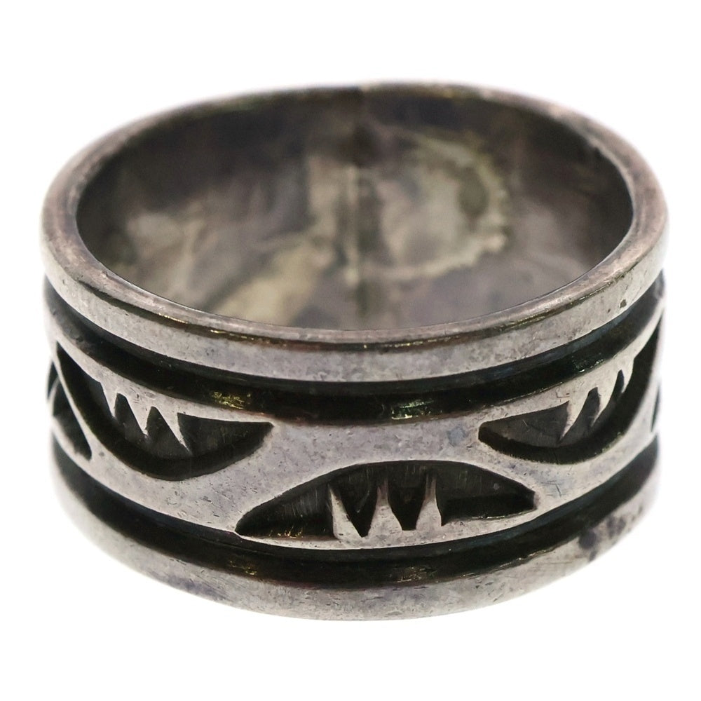 INDIAN JEWELRY(インディアンジュエリー) ナバホ族 DARIN BILL ダーリンベル作 スターリング刻印 シルバーリング