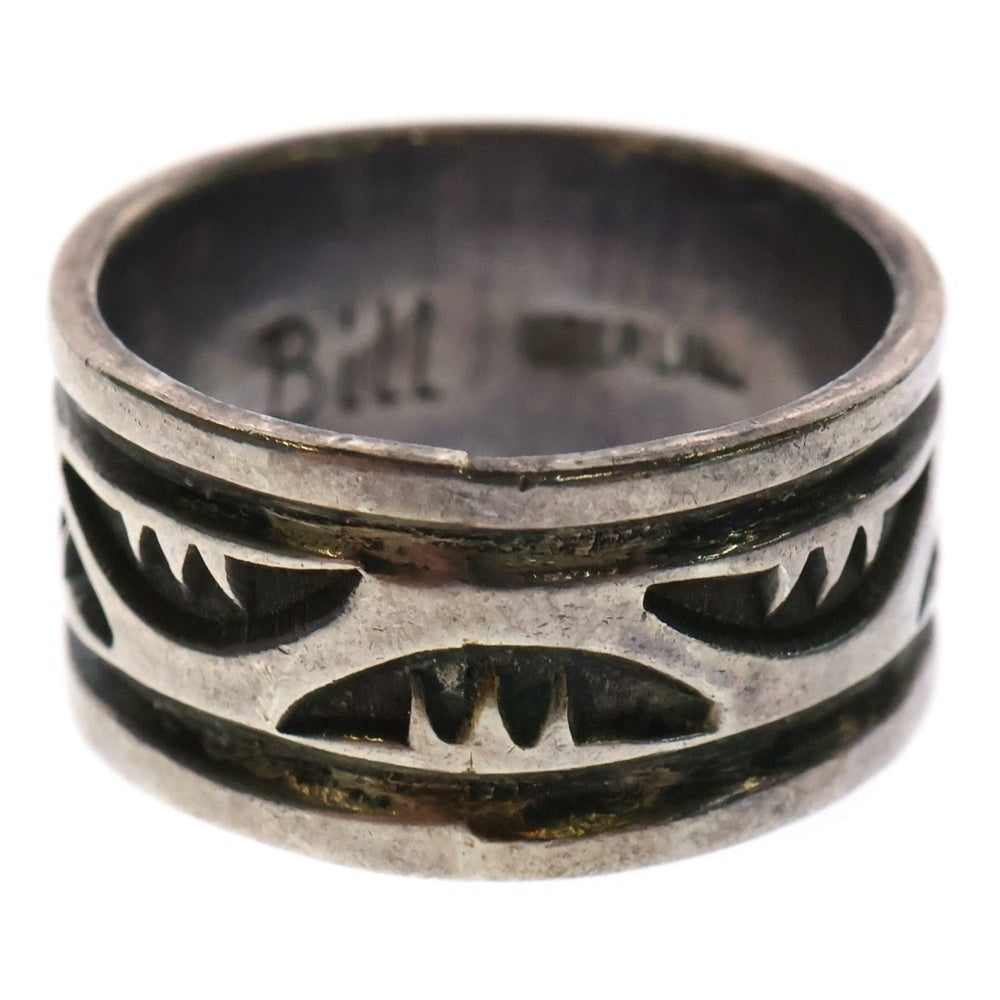 INDIAN JEWELRY(インディアンジュエリー) ナバホ族 DARIN BILL ダーリンベル作 スターリング刻印 シルバーリング