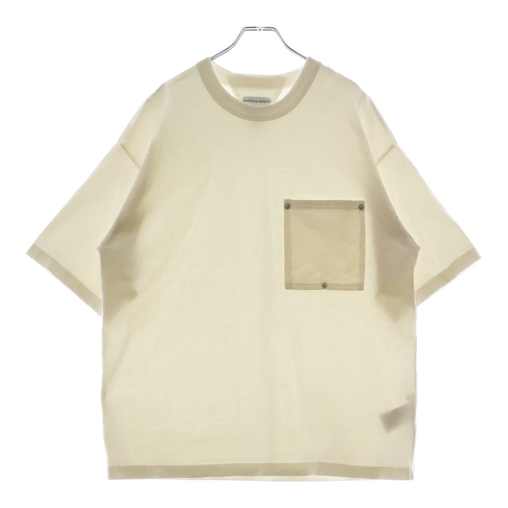 BOTTEGA VENETA(ボッテガヴェネタ) リベットポケット付きヘビージャージー半袖Tシャツ 702402 VKLZ0