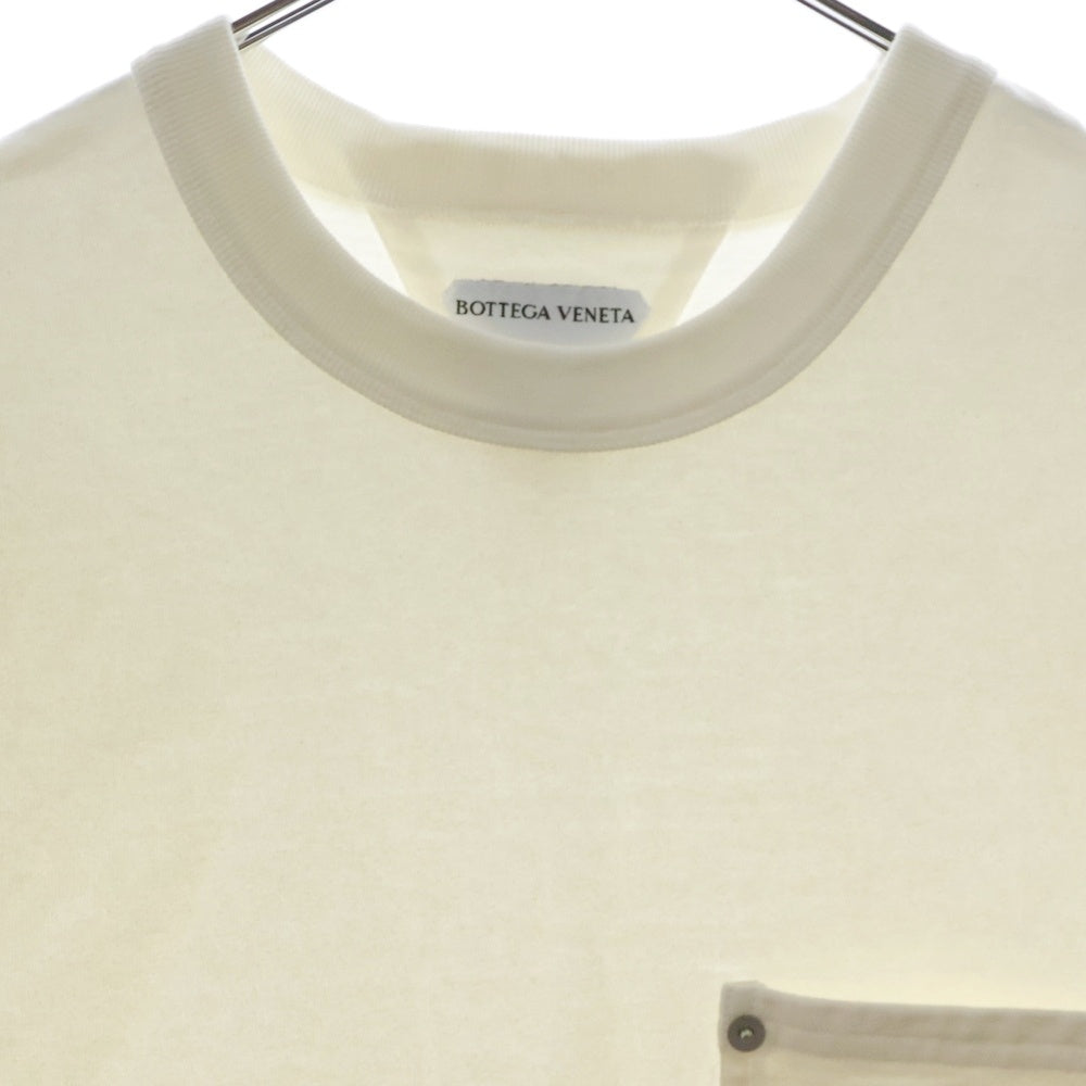 BOTTEGA VENETA(ボッテガヴェネタ) リベットポケット付きヘビージャージー半袖Tシャツ 702402 VKLZ0