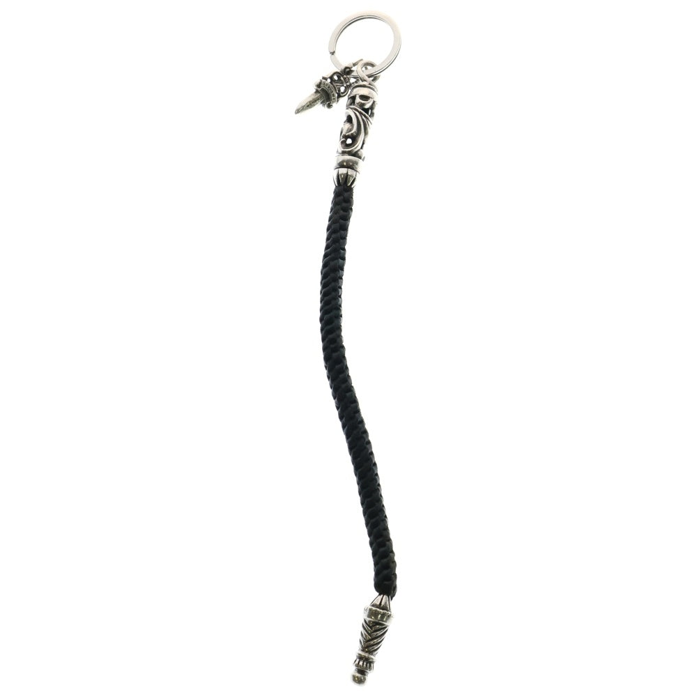 CHROME HEARTS(クロムハーツ) OTC ROLLER ローラー ダガー レザー キーホルダー シルバー