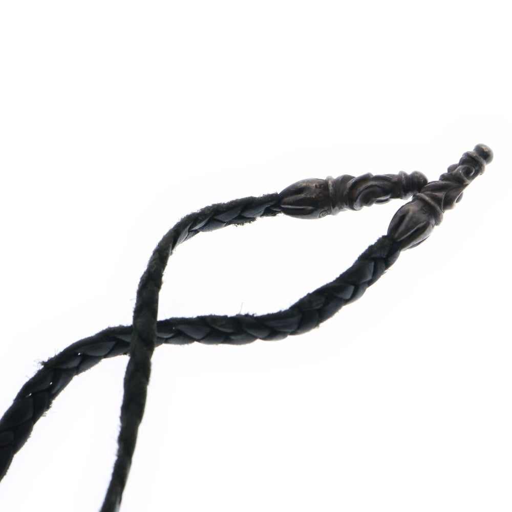 CHROME HEARTS(クロムハーツ) BS FLUER BSフレアペンダント シルバー ネックレストップ レザーブレイド シルバー