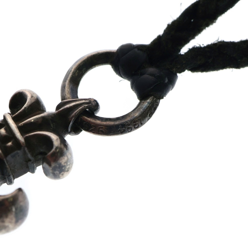 CHROME HEARTS(クロムハーツ) BS FLUER BSフレアペンダント シルバー ネックレストップ レザーブレイド シルバー