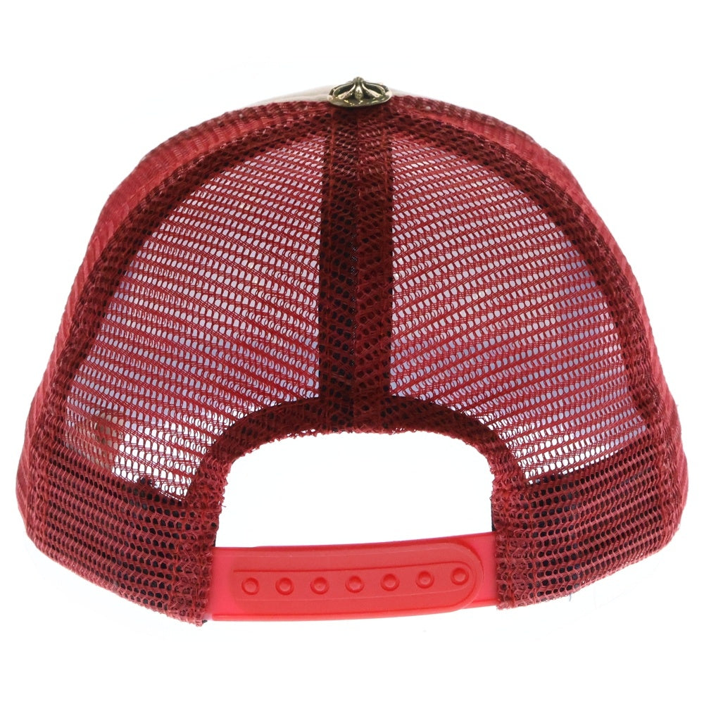 CHROME HEARTS(クロムハーツ) TRUCKER CAP トラッカーキャップ FUCKロゴパッチクロスボール付メッシュキャップ 帽子 ブルー/ホワイト