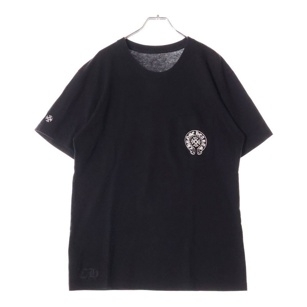 CHROME HEARTS(クロムハーツ) CH T-SHRT グラデーションサークルロゴプリント 半袖Tシャツ カットソー ブラック