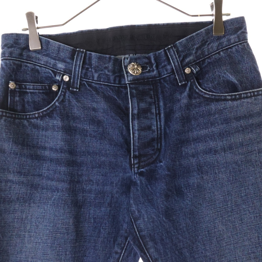 CHROME HEARTS(クロムハーツ) DNM PANTS クロスボールボタンウォッシュドフレアデニムパンツ
