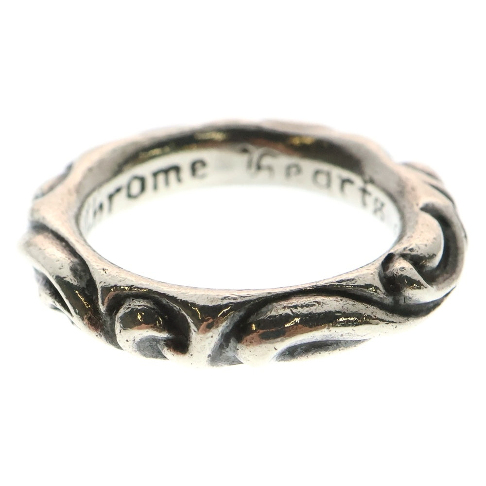 CHROME HEARTS(クロムハーツ) SCRL BAND スクロールバンド リング シルバー BCA351
