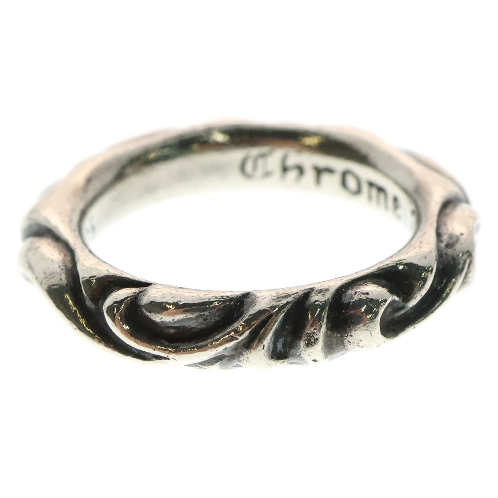CHROME HEARTS(クロムハーツ) SCRL BAND スクロールバンド リング シルバー BCA351