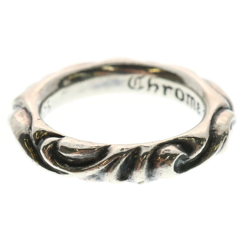 CHROME HEARTS(クロムハーツ) SCRL BAND スクロールバンド リング シルバー BCA351