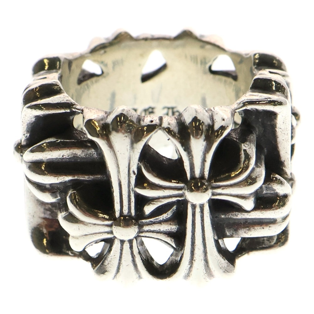 CHROME HEARTS(クロムハーツ) SQUARE CEMETERY スクエアセメタリークロス リング シルバー BCA352