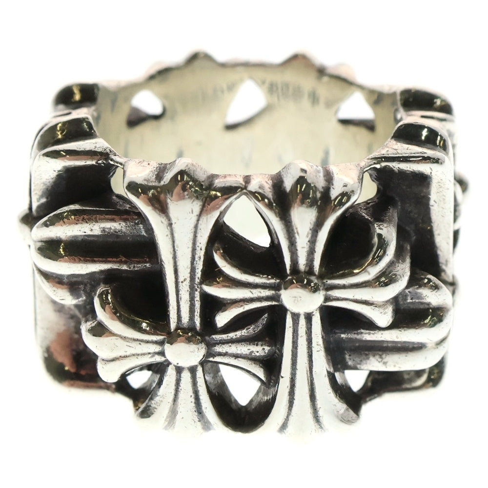 CHROME HEARTS(クロムハーツ) SQUARE CEMETERY スクエアセメタリークロス リング シルバー BCA352
