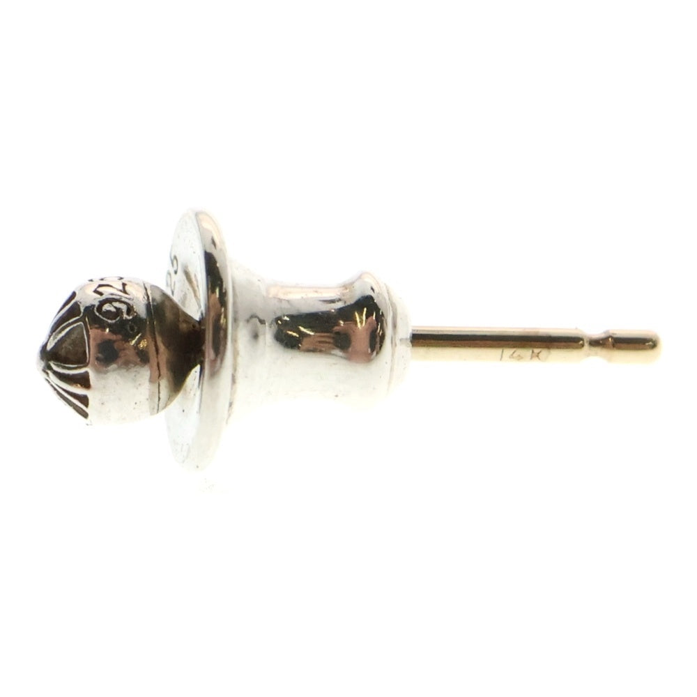 CHROME HEARTS(クロムハーツ) MINI CROSS BALL STUD ミニクロスボールスタッド ピアス シルバー