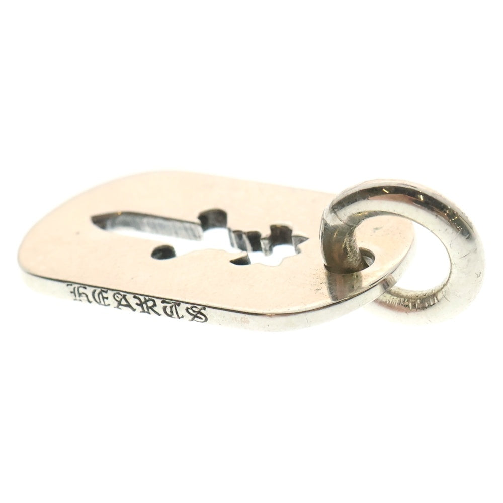 CHROME HEARTS(クロムハーツ) D TAG SML CO DAGG カットアウトダガードッグタグ スモール ペンダントトップ シルバー
