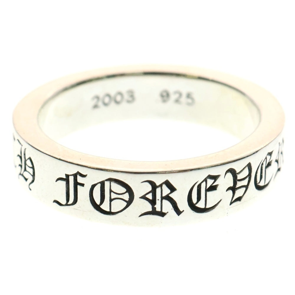 CHROME HEARTS(クロムハーツ) 6mm SPACER FOREVER 6mmスペーサーリング フォーエバーシルバー BCA337