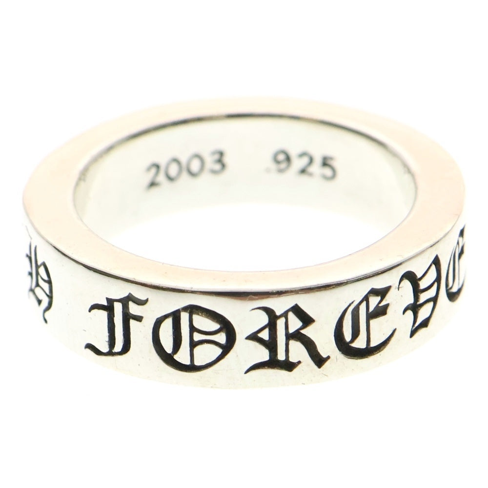CHROME HEARTS(クロムハーツ) 6mm SPACER FOREVER 6mmスペーサーリング フォーエバーシルバー BCA337