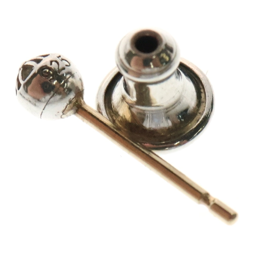 CHROME HEARTS(クロムハーツ) MINI CROSS BALL STUD ミニクロスボールスタッド ピアス シルバー