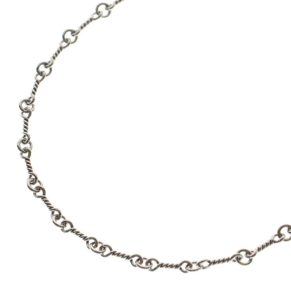 CHROME HEARTS(クロムハーツ) 18KWG NECKCHAIN T24 ツイストチェーンネックレス 24inch ホワイトゴールド