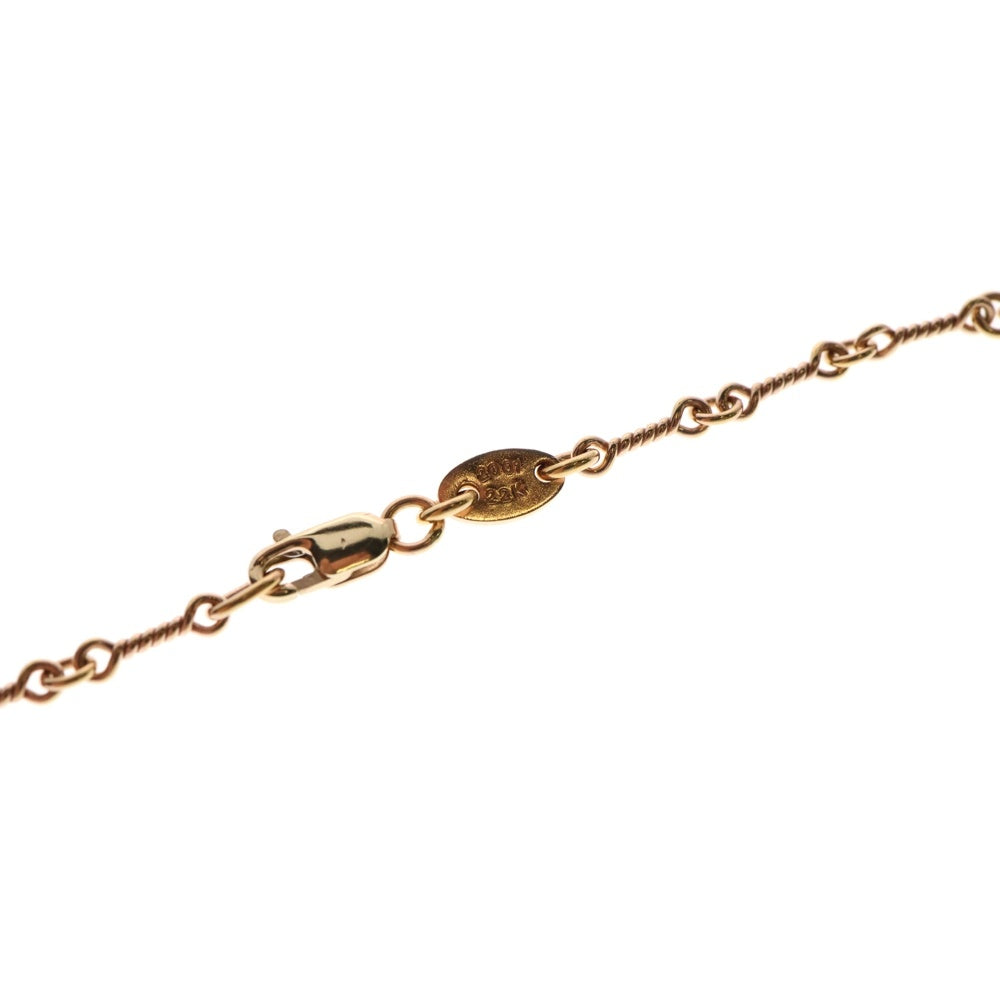 CHROME HEARTS(クロムハーツ) 22K NECKCHAIN T20 ツイストチェーンネックレス 20inch ゴールド BCA015