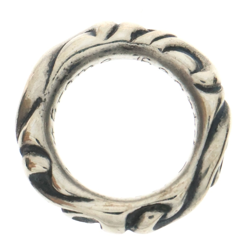 CHROME HEARTS(クロムハーツ) SCRL BAND スクロールバンド リング シルバー BCA351