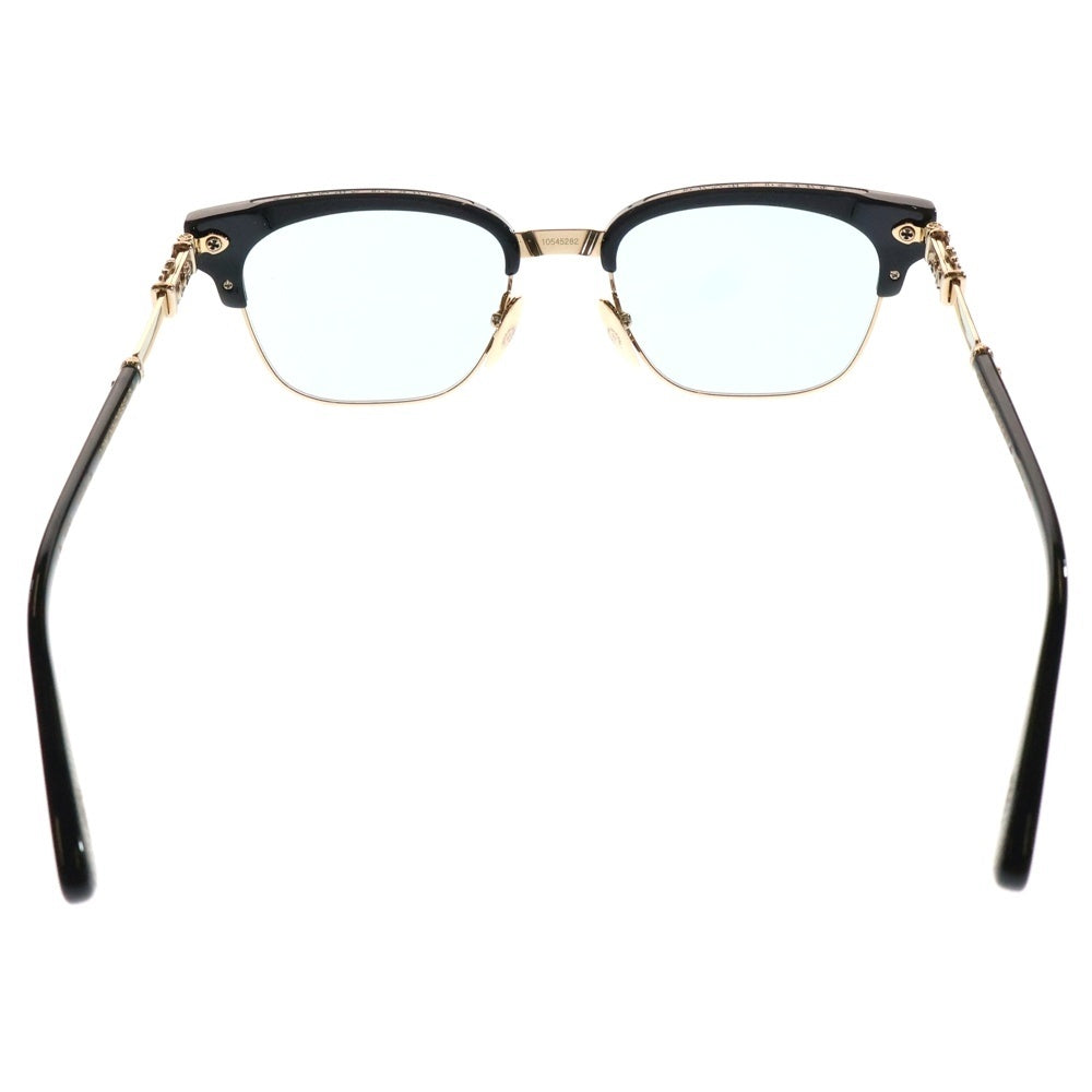 CHROME HEARTS(クロムハーツ) BONENNOISSEUR II テンプルCHクロスハーフリム眼鏡