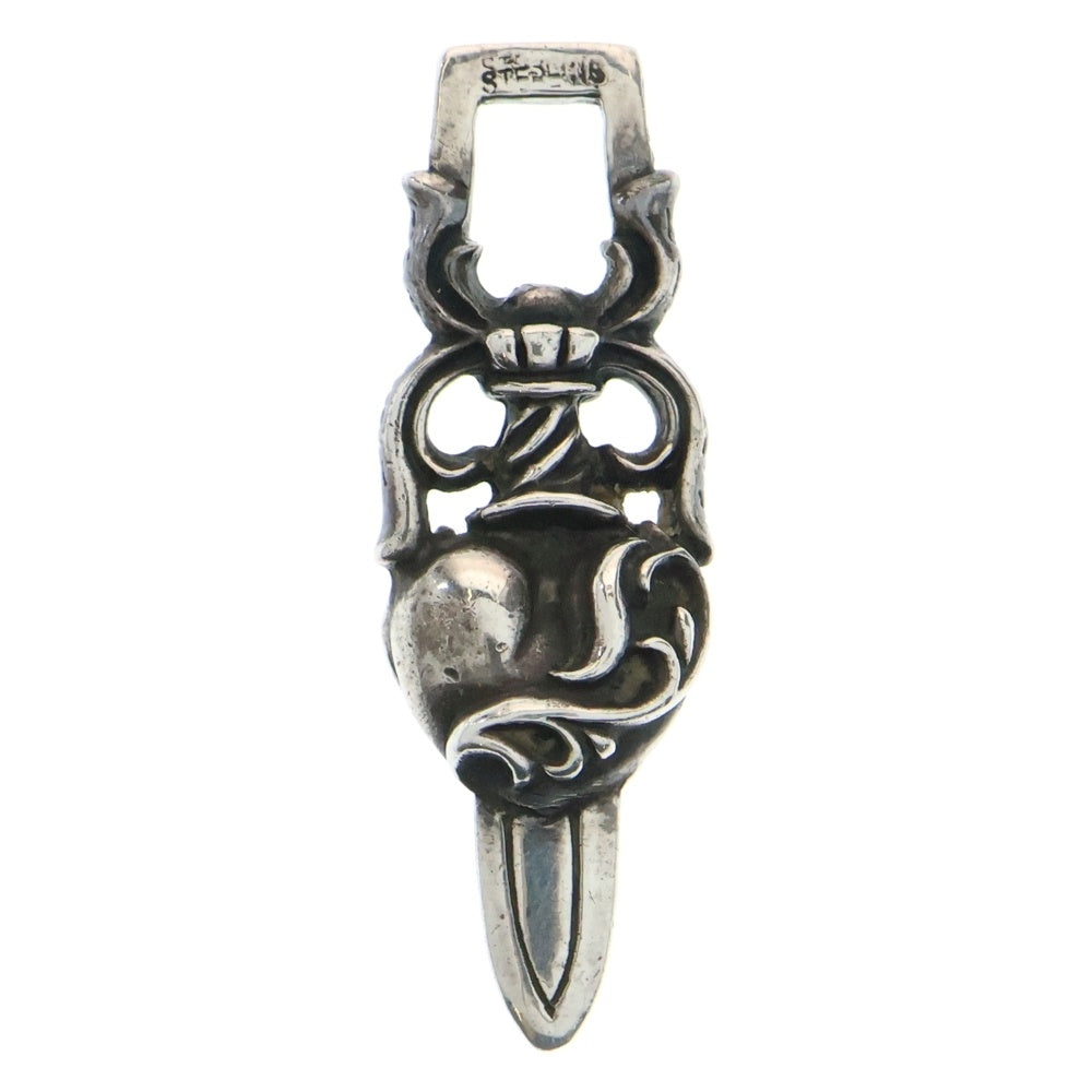 CHROME HEARTS(クロムハーツ) DAGGER HEART ダガーハート ペンダントトップ シルバー BCA243