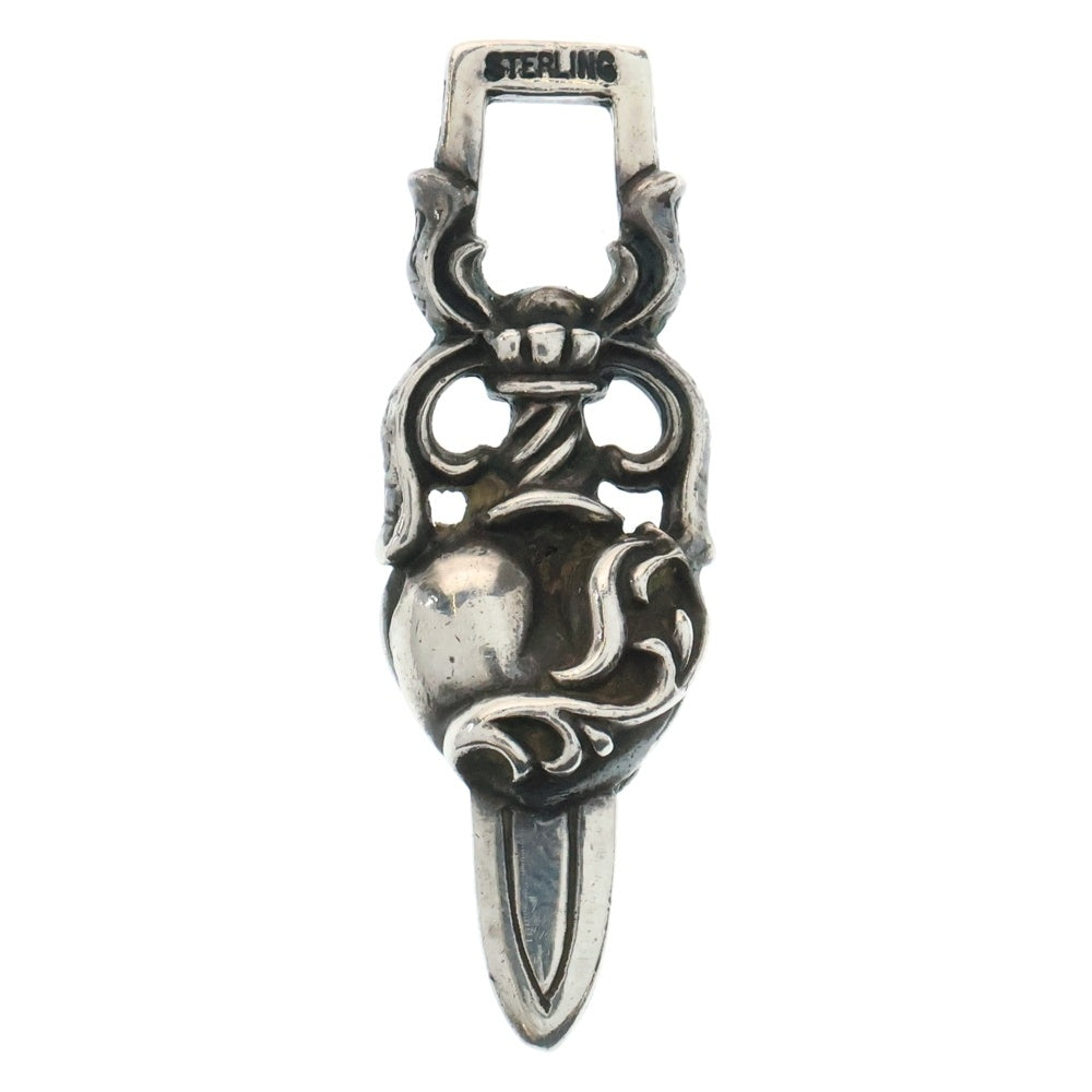 CHROME HEARTS(クロムハーツ) DAGGER HEART ダガーハート ペンダントトップ シルバー BCA243