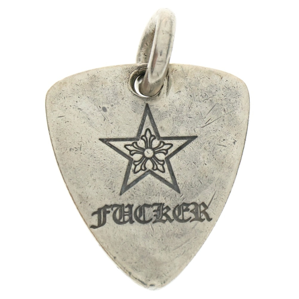 CHROME HEARTS(クロムハーツ) GUITAR PICK ギターピック スターファッカー ネックレストップ シルバー