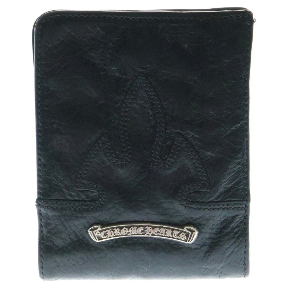 CHROME HEARTS(クロムハーツ) CASHING IN キャッシングイン フレアニー二つ折りレザーウォレット