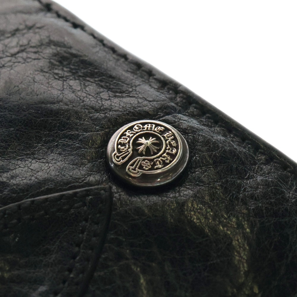 CHROME HEARTS(クロムハーツ) CASHING IN キャッシングイン フレアニー二つ折りレザーウォレット