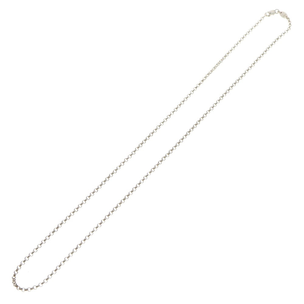 CHROME HEARTS(クロムハーツ) NECKCHAIN R20 ロールチェーンネックレス 20inch シルバー BCA084