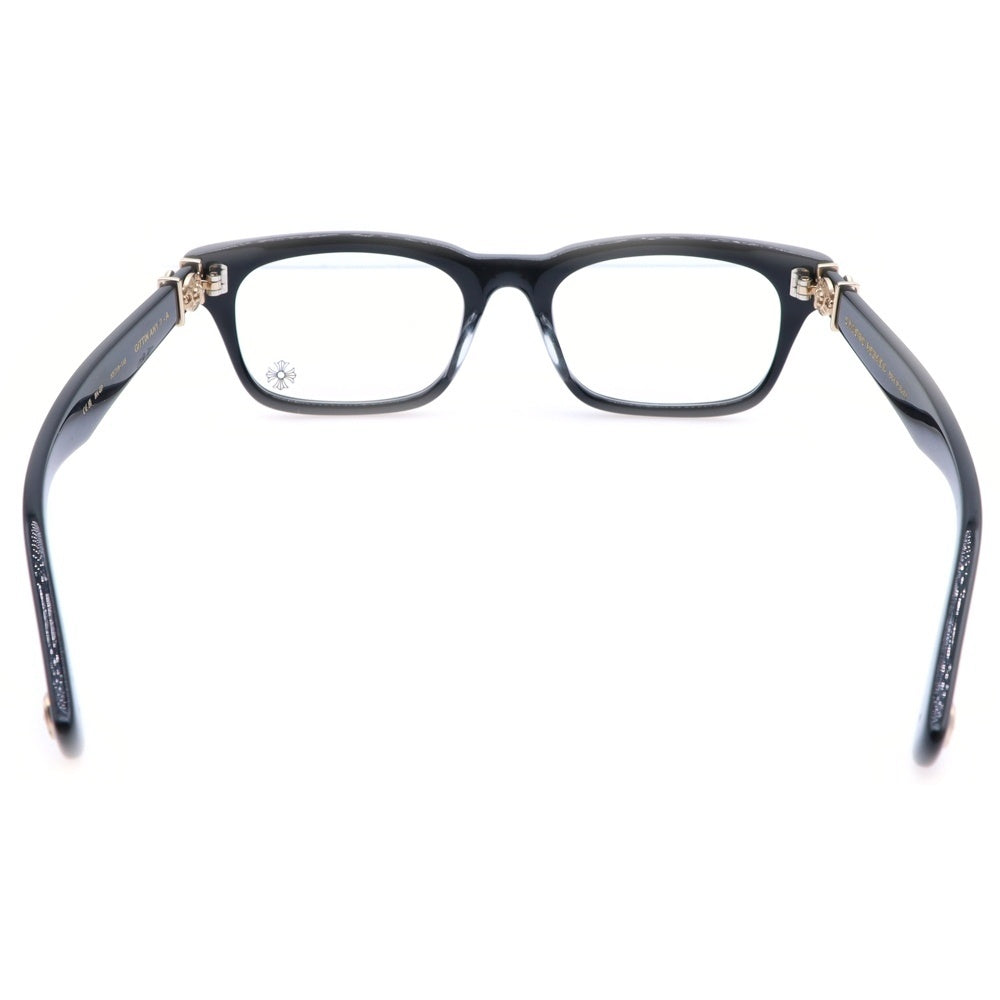 CHROME HEARTS(クロムハーツ) GITTIN ANY ?-A BSフレアフレーム ウェリントン サングラス メガネ 眼鏡 ブラウン/ゴールド