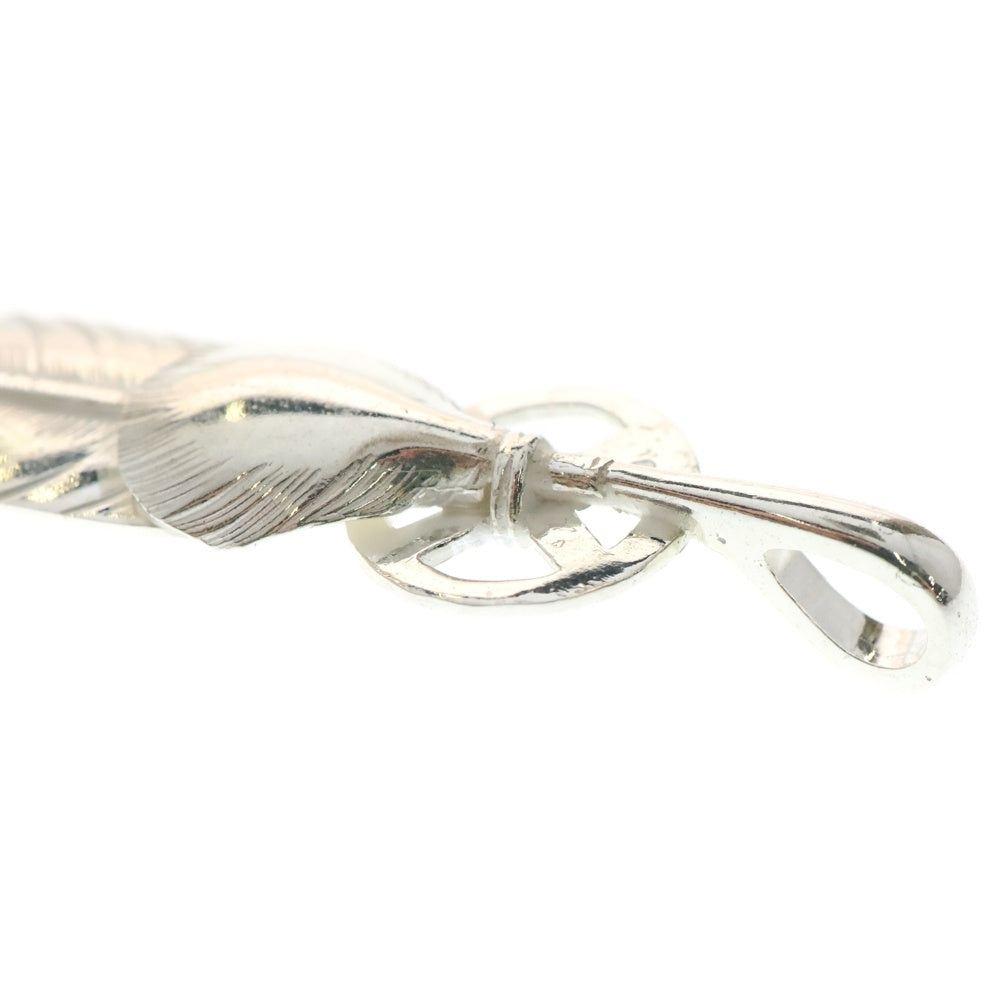 goro's(ゴローズ) SVハートホイールフェザー大 ペンダントトップ シルバー