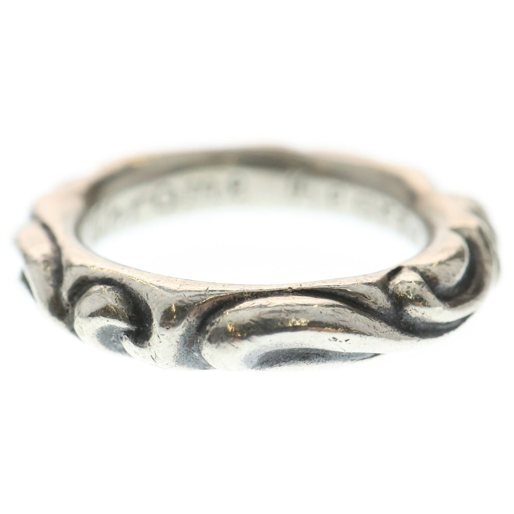 CHROME HEARTS(クロムハーツ) SCRL BAND スクロールバンド リング シルバー BCA351