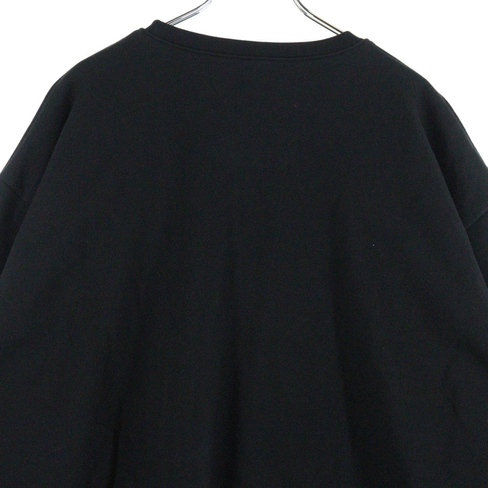 CHROME HEARTS(クロムハーツ) Neck Logo Crewneck Sweatshirt ネックロゴ クルーネックスウェットシャツ トレーナー 袖ロゴプリント ブラック