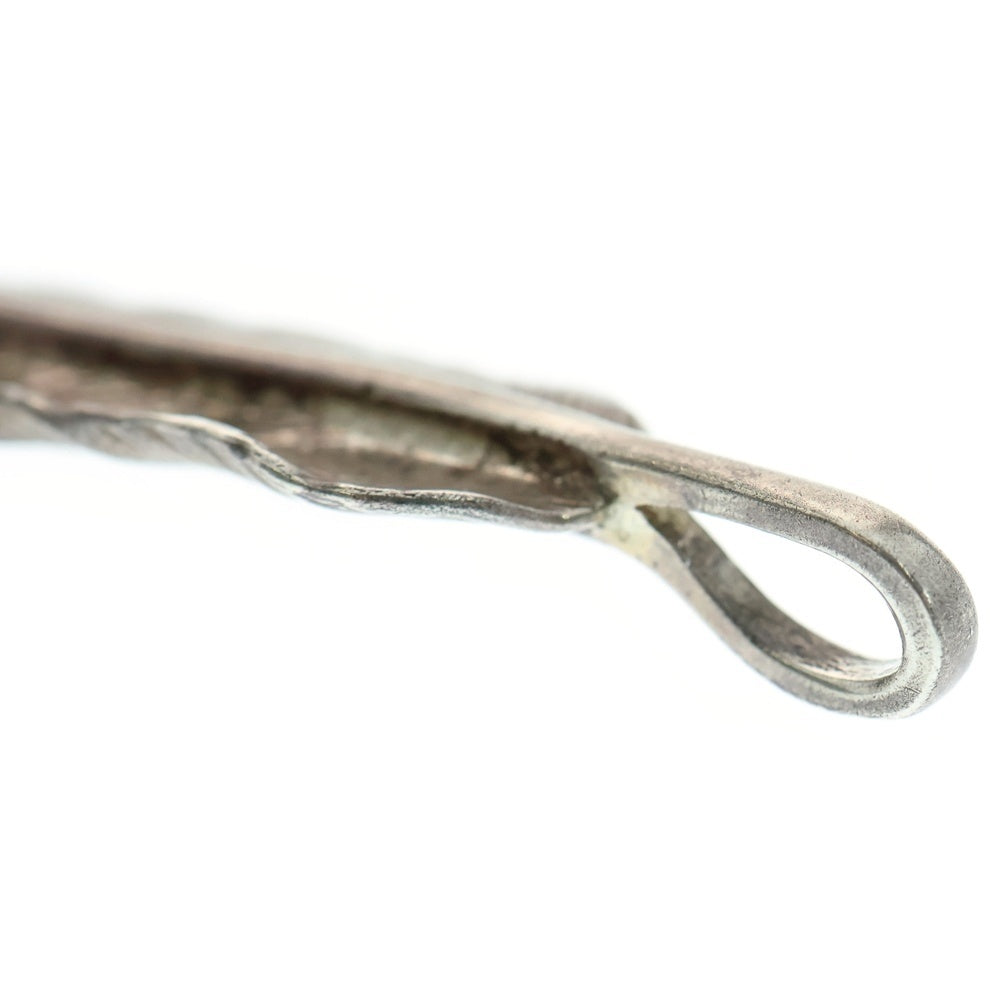 goro's(ゴローズ) 【現行】SVプレーン特大フェザー 左向き ペンダントトップ シルバー