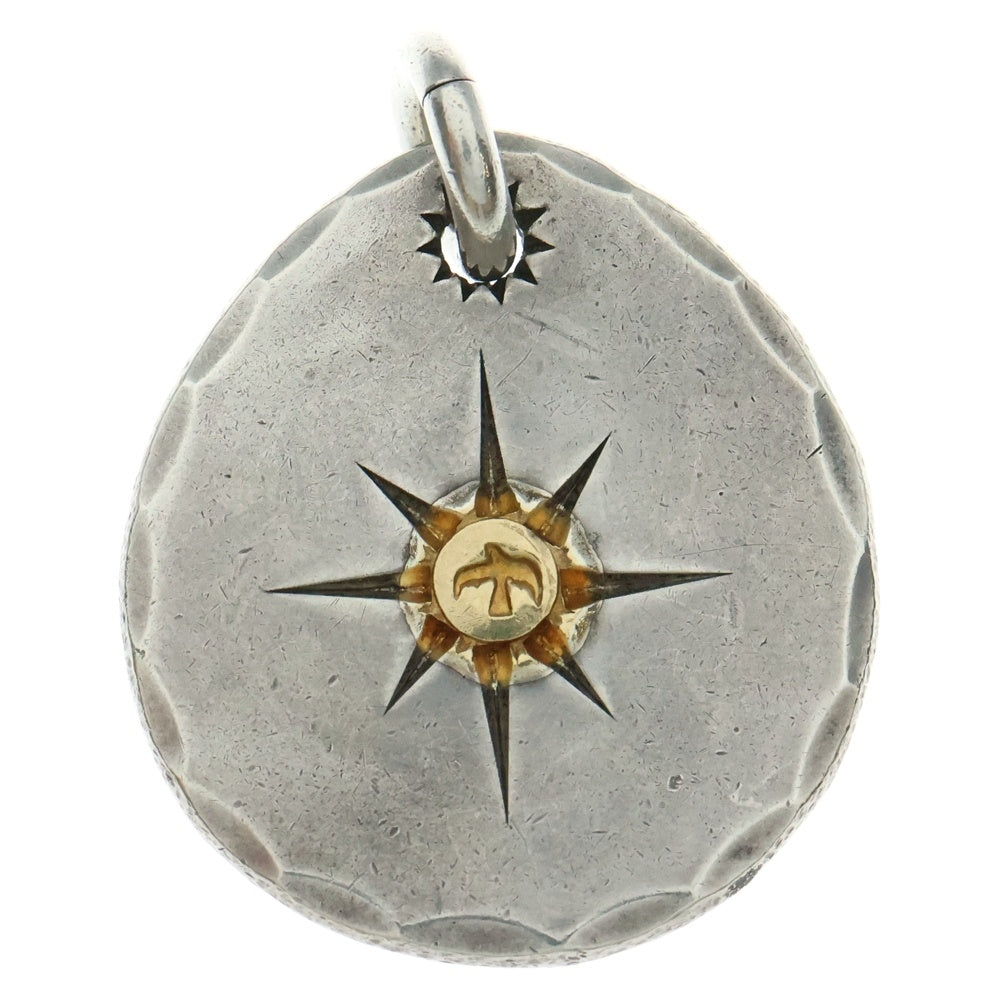 goro's(ゴローズ) たたきメタル中 ペンダントトップ シルバー/ゴールド