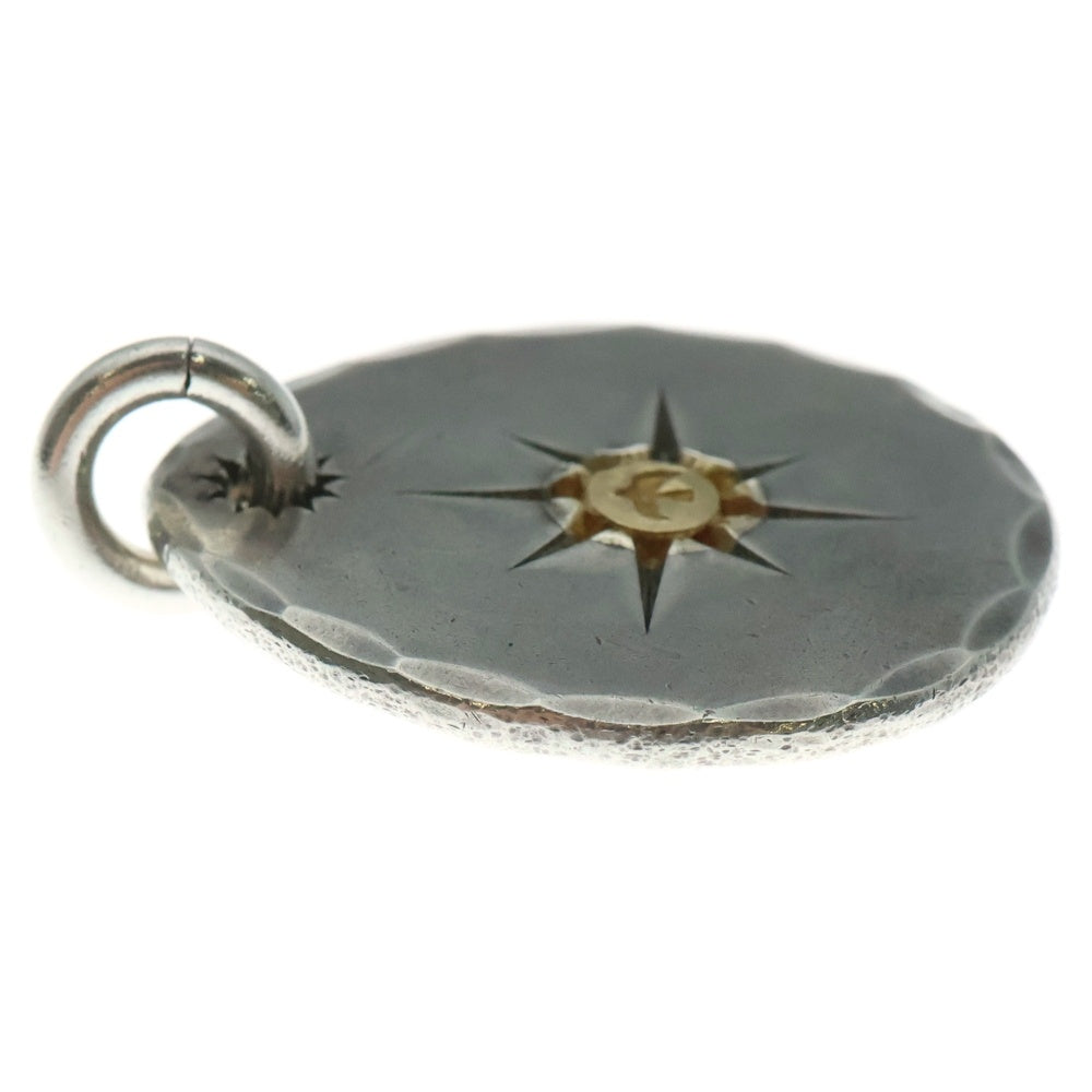 goro's(ゴローズ) たたきメタル中 ペンダントトップ シルバー/ゴールド