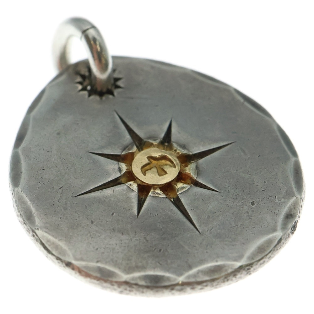 goro's(ゴローズ) たたきメタル中 ペンダントトップ シルバー/ゴールド