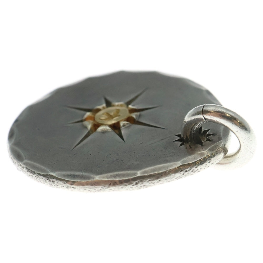 goro's(ゴローズ) たたきメタル中 ペンダントトップ シルバー/ゴールド