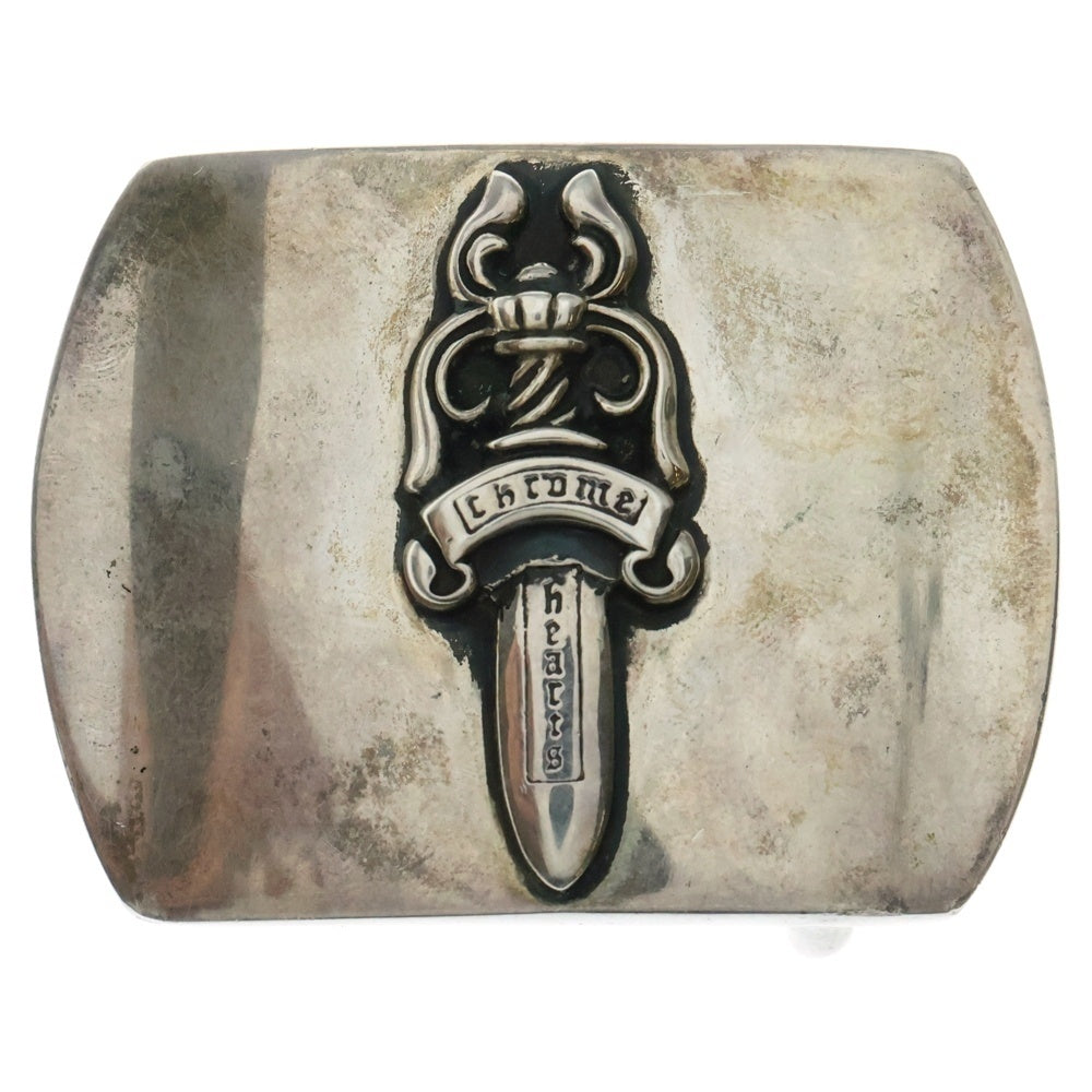 CHROME HEARTS(クロムハーツ) BUCKL MIL DGR ミリタリーレイズドダガーバックル シルバー