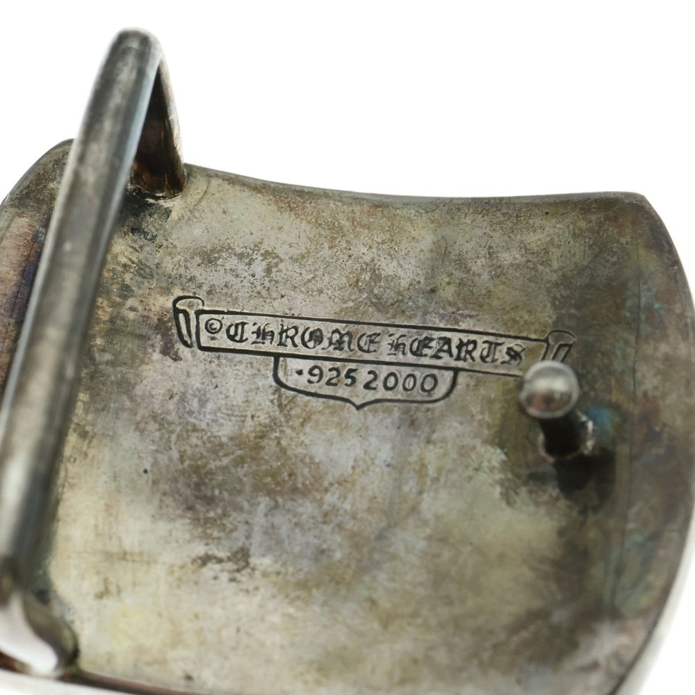 CHROME HEARTS(クロムハーツ) BUCKL MIL DGR ミリタリーレイズドダガーバックル シルバー