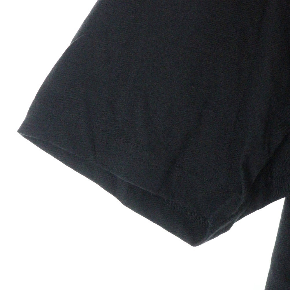CHROME HEARTS(クロムハーツ) NECK LOGO S/S TEE ネック ロゴプリントTシャツ 半袖カットソー ブラック/ブルー