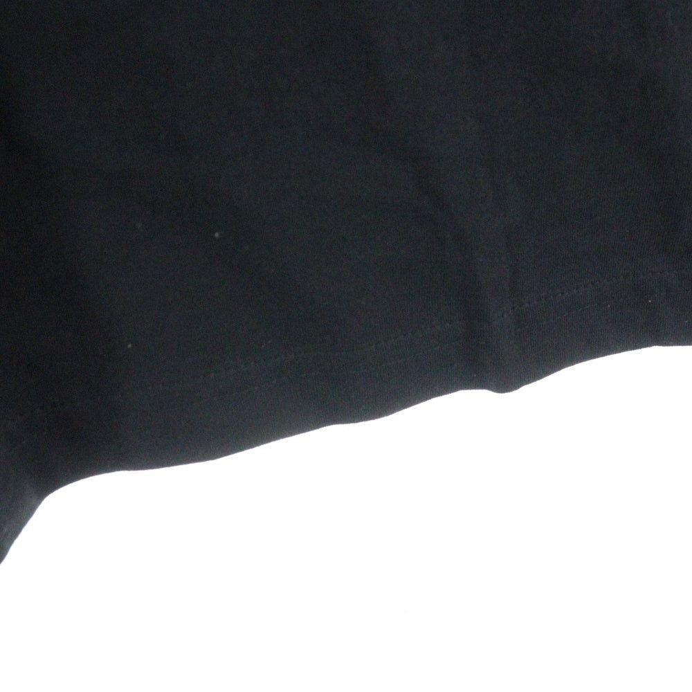 CHROME HEARTS(クロムハーツ) NECK LOGO S/S TEE ネック ロゴプリントTシャツ 半袖カットソー ブラック/ブルー