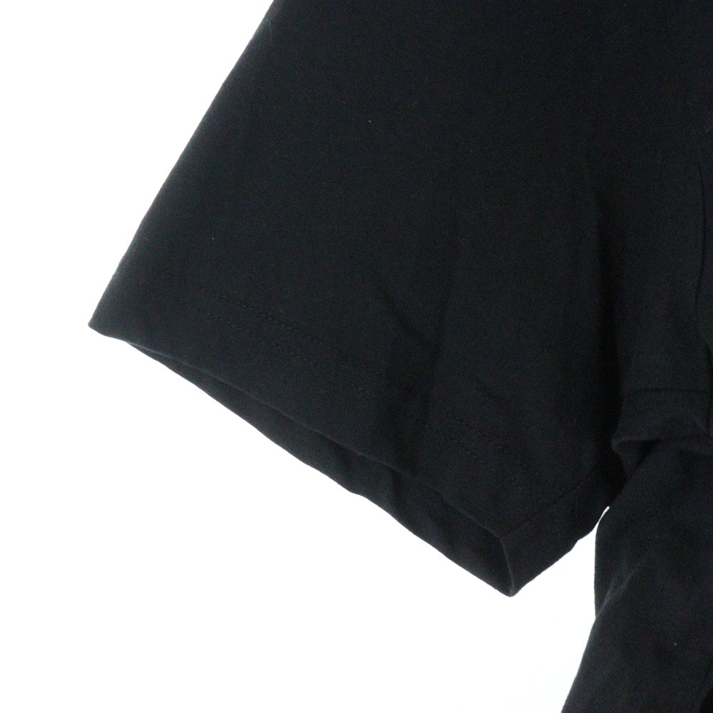 CHROME HEARTS(クロムハーツ) NECK LOGO S/S TEE ネック ロゴプリントTシャツ 半袖カットソー ブラック/ホワイト