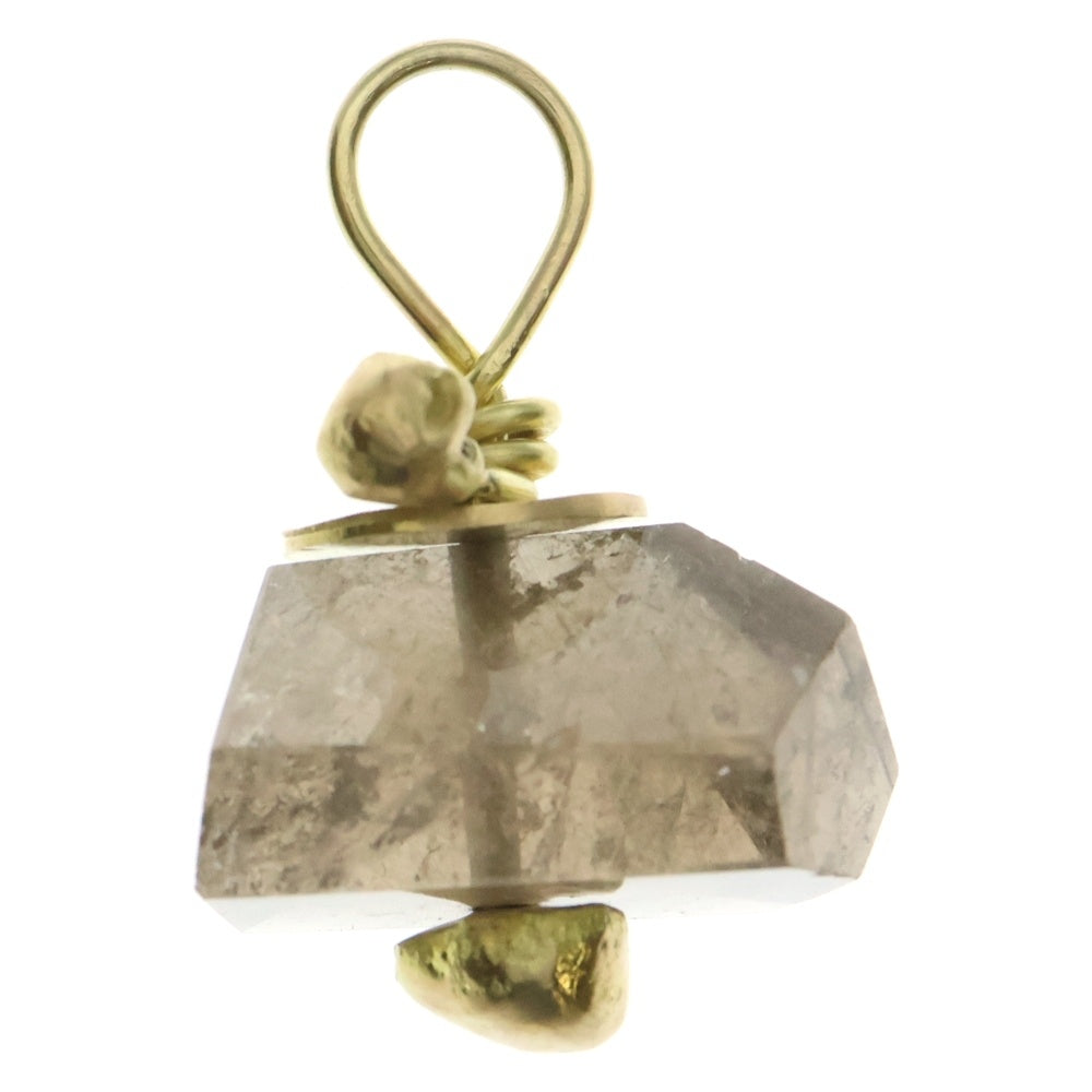 STOP LIGHT(ストップライト) K18 Gold Mini Skull ルチルクォーツトップ