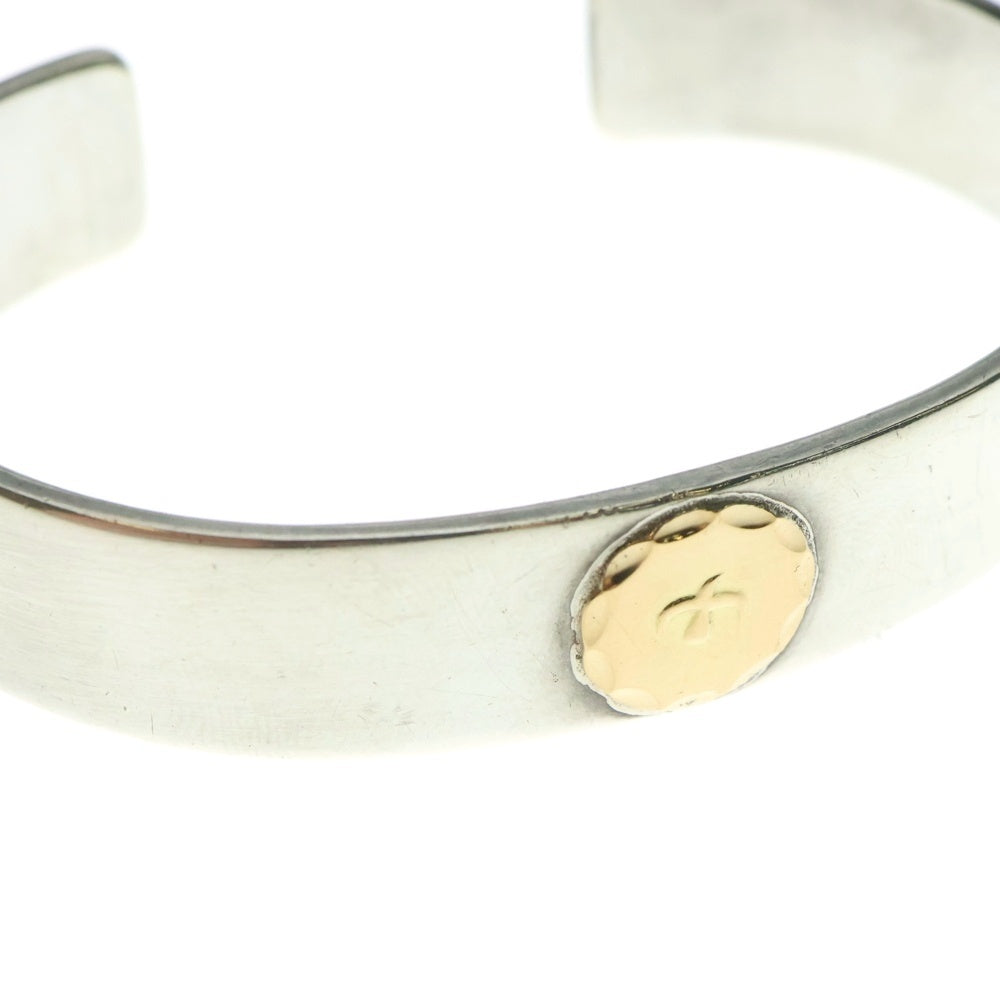 goro's(ゴローズ) 平打ちブレスS バングル シルバー/ゴールド