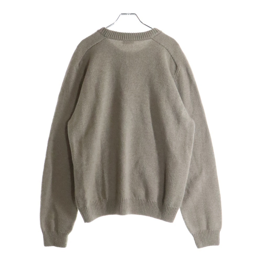 CELINE(セリーヌ) 25AW PULL COL ROND BOXY TRIOMPHE トリオンフ カシミヤニットセーター 2AC85048T.03SD ベージュ
